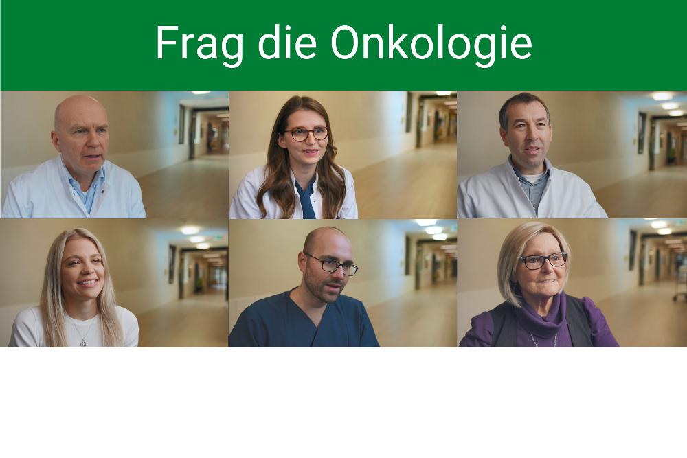 Bild: Fachexperten der Videoreihe „Frag die Onkologie“