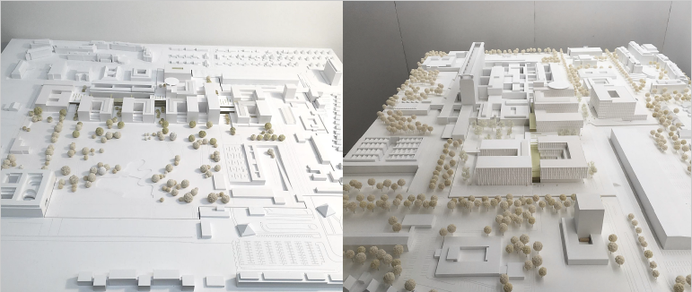 Architekturmodell von ARGE HENN | C.F. Møller München/Aarhus